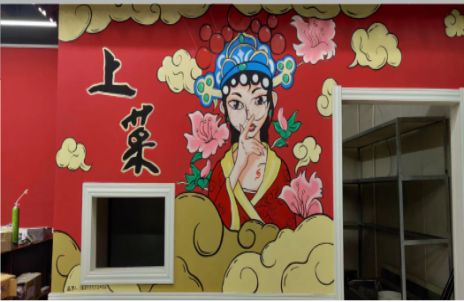 绵竹墙体彩绘的发展和应用